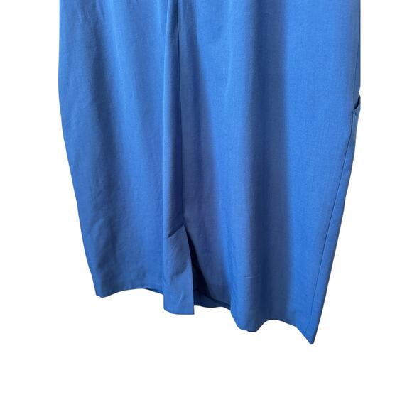 MM LAFLEUR The Nisa Dress Size 3X EUC $195 MSRP Career Office Sheath Blue - Picture 8 of 12